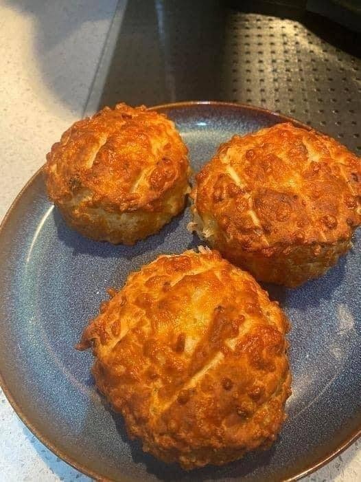 Air Fryer Cheese Scones