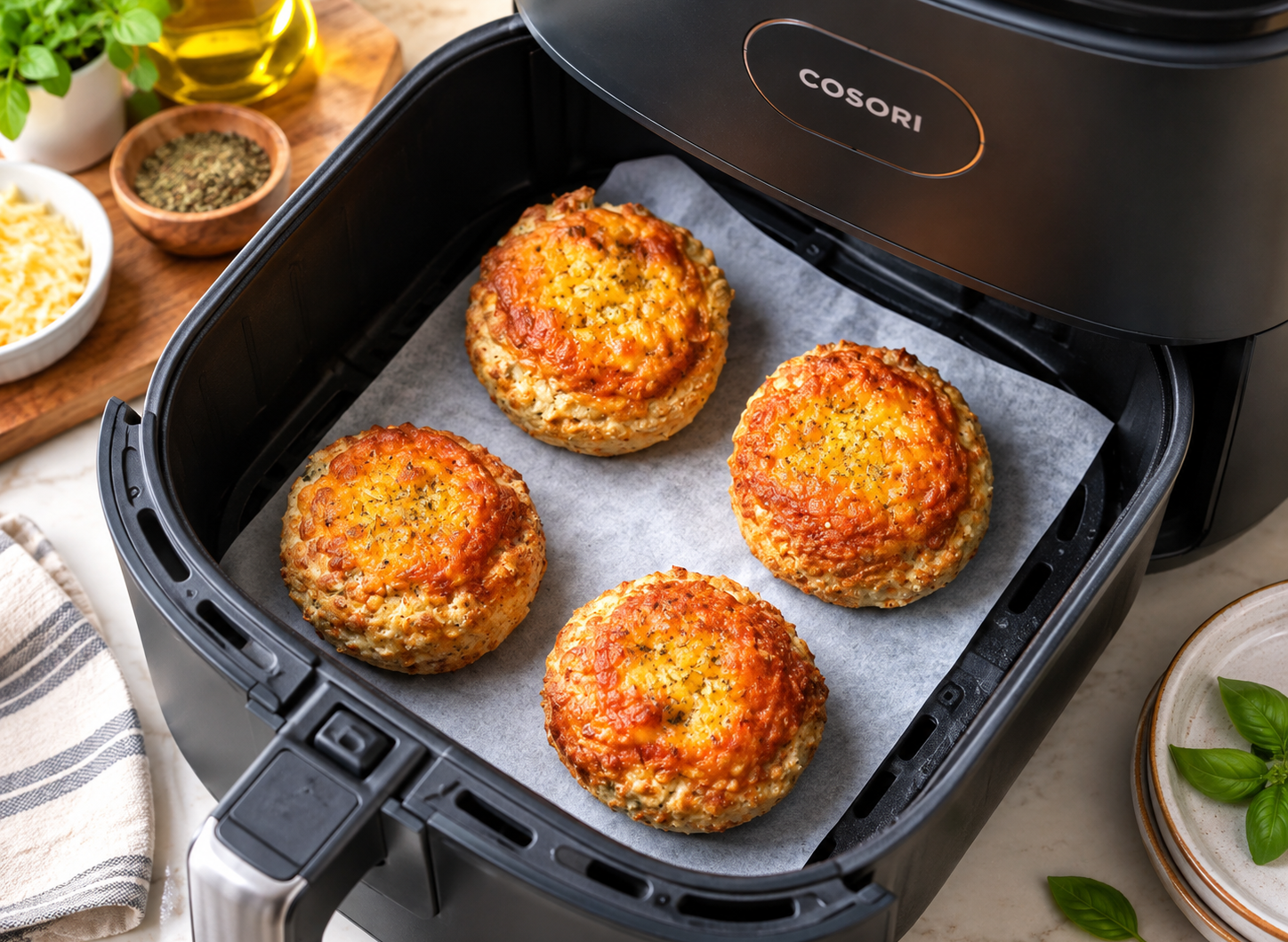 Air Fryer Cheese Scones