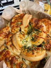 Crumpet Garlic Bread