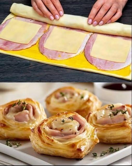 Ham & Cheese Puff Pastry