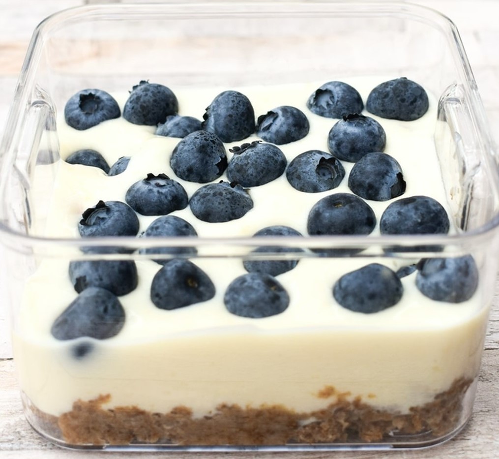 Overnight Weetabix With Blueberries