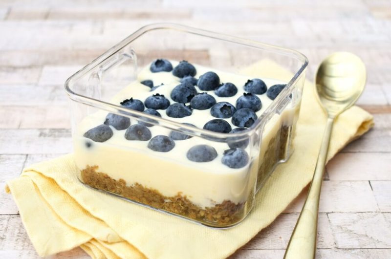 Overnight Weetabix With Blueberries
