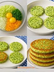 Healthy Vegetable Pancakes (Low-Calorie & Nutritious)