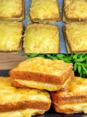 Air Fryer 3 ingredient Cheese Toast