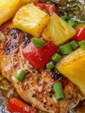 Teriyaki Pineapple Chicken Foil Packets