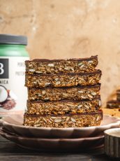 Homemade Healthy Vegan Twix Bar