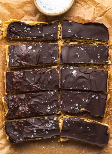 Healthy Homemade Vegan Twix Bar