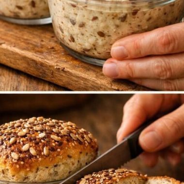 Rustic 3-Ingredient Flaxseed Seed Bread