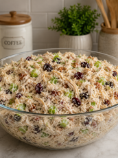 Creamy Cranberry Pecan Chicken Salad