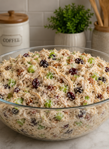 Creamy Cranberry Pecan Chicken Salad