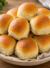 Homemade Sourdough Dinner Rolls