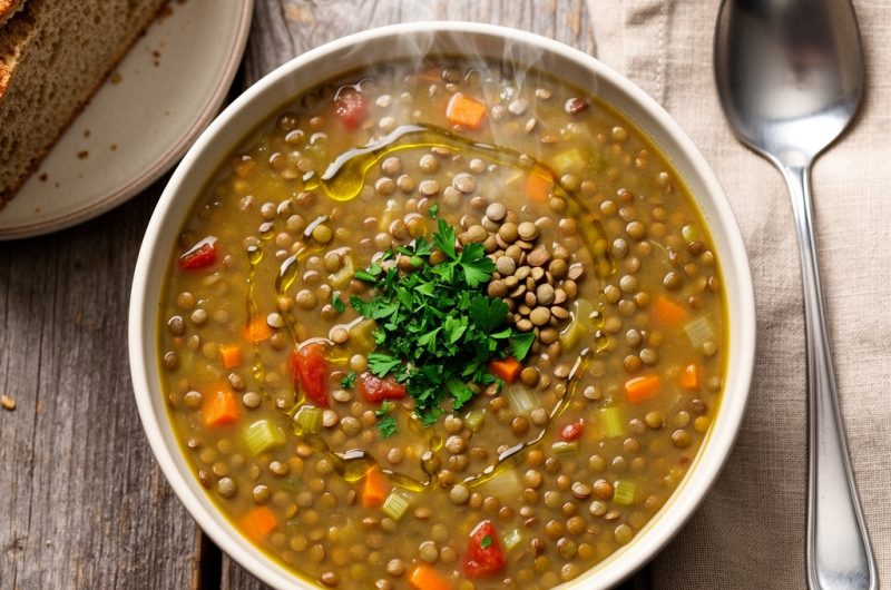 Healthy Lentil Soup (Diabetic-Friendly)