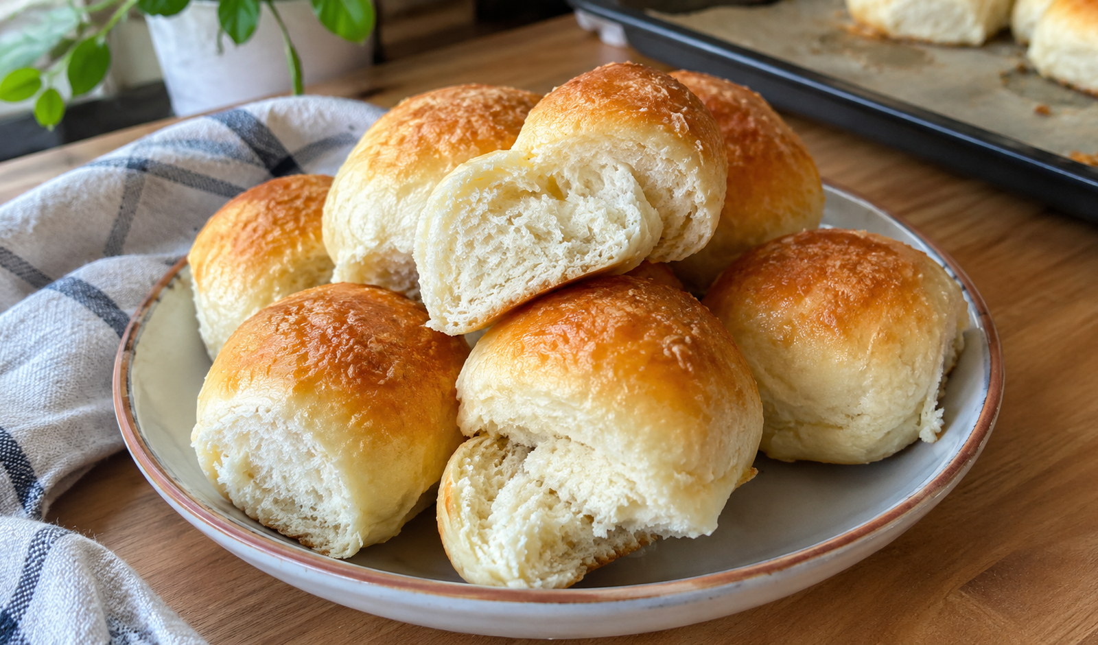 Sourdough Homemade Dinner Rolls