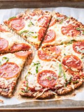 Crispy Sourdough Discard Pizza Crust