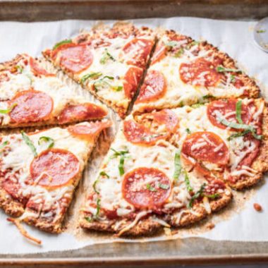 Crispy Sourdough Discard Pizza Crust