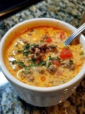 High-Protein Cheesy Keto Taco Soup