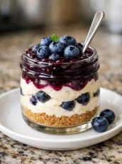 High-Protein Cheesecake Jar Recipe