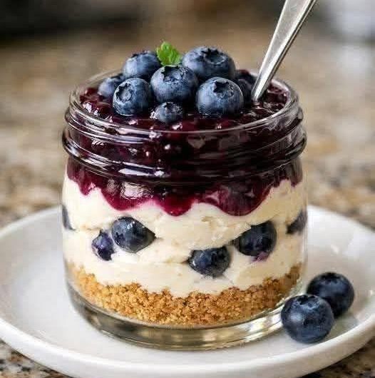 High-Protein Cheesecake Jar Recipe