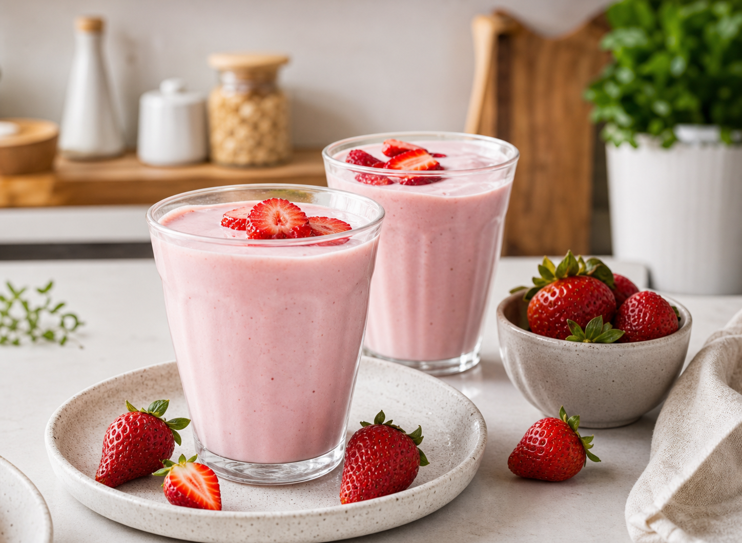 Healthy Strawberry Smoothie