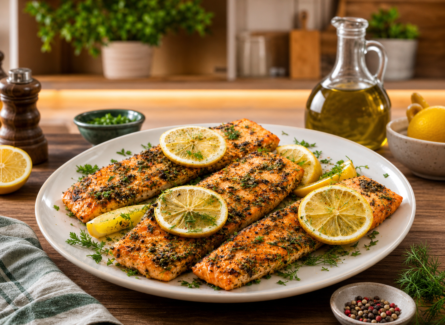 Healthy Baked Salmon