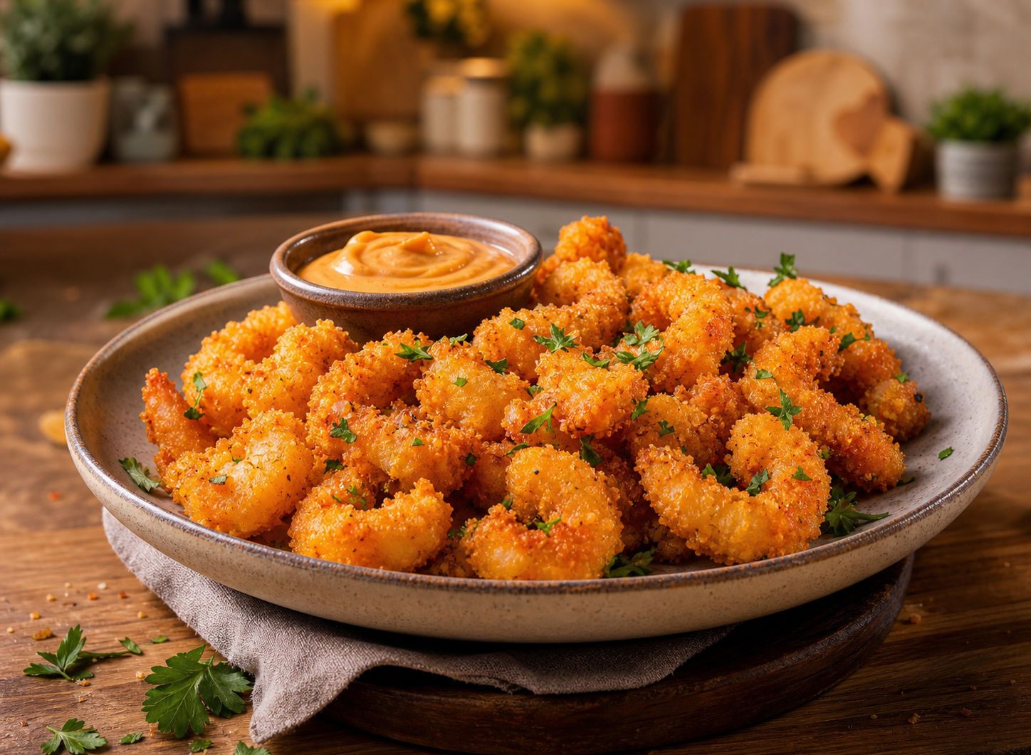Keto Fried Shrimp