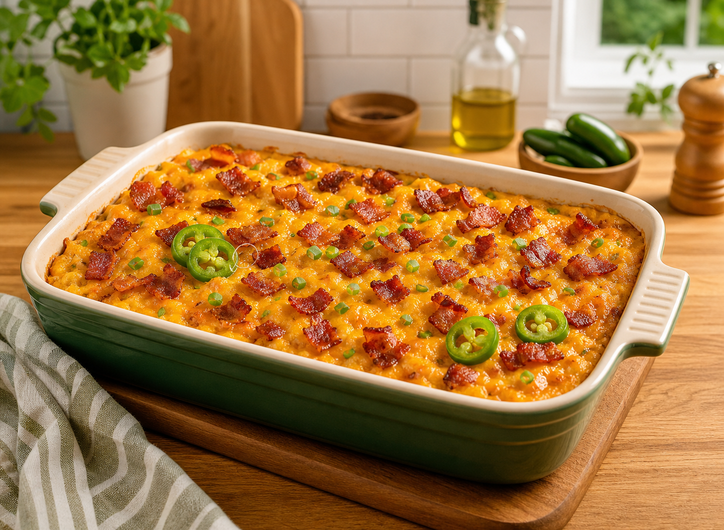 Keto Jalapeño Popper Casserole