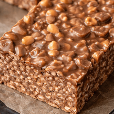 No-Bake Chocolate Peanut Butter Crunch Bars