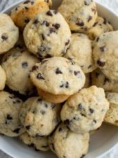 Mini Sourdough Chocolate Chip Muffins