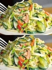 Best Creamy Cucumber Salad Recipe